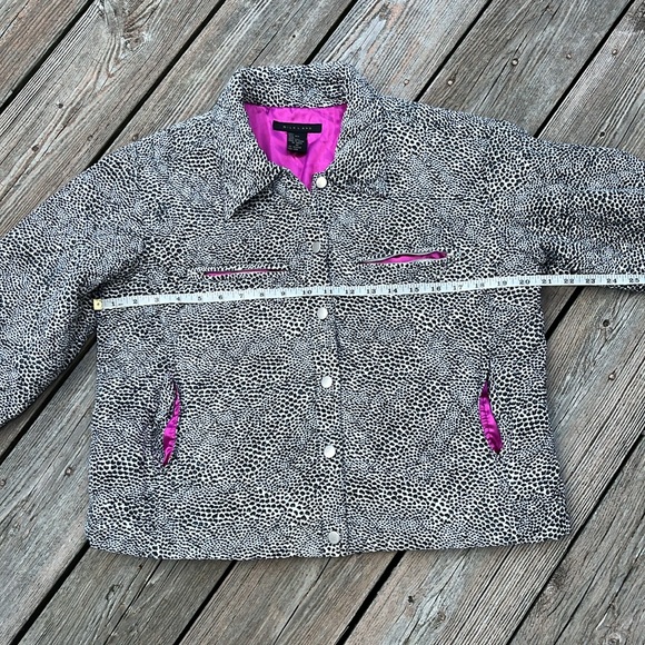 SilkLand bl & wh silk jacket M - Picture 6 of 8